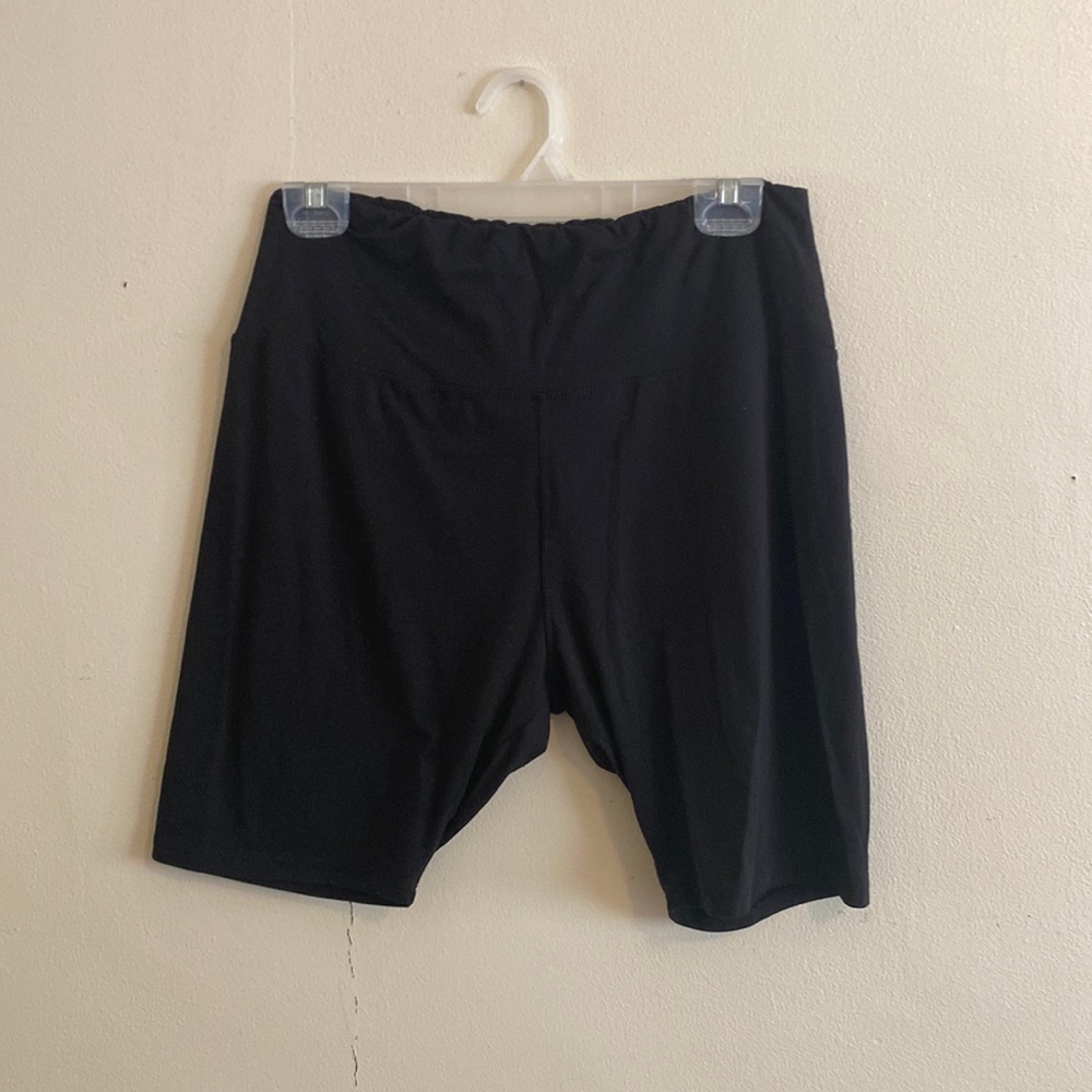 Black bike shorts